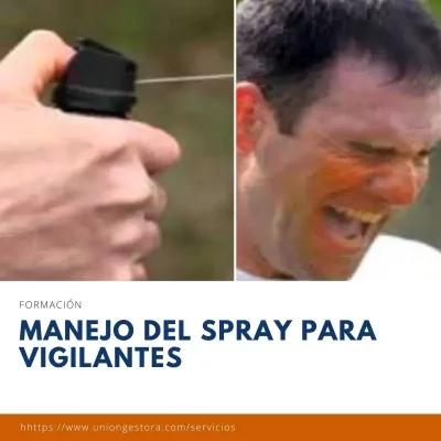 Manejo de Spray para vigilantes