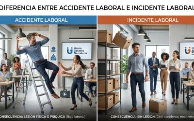 Diferencia entre accidente laboral e incidente laboral