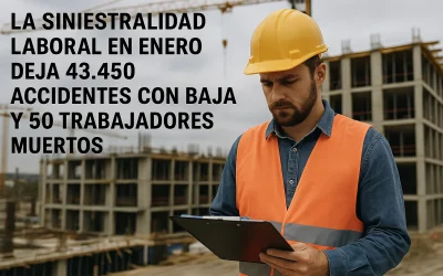 Siniestralidad Laboral en Enero 2025