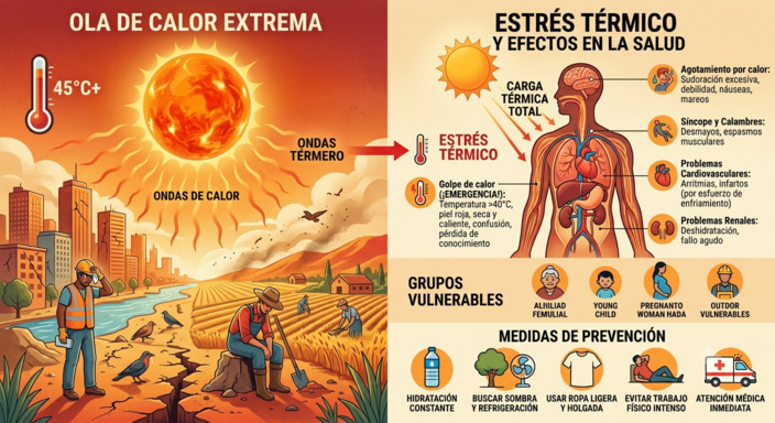 OLAS DE CALOR. Estrés térmico